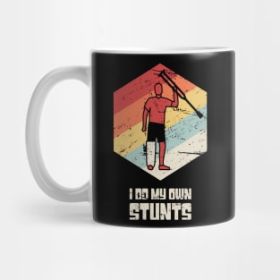 Stunts - Funny Broken Leg Get Well Soon Gift Mug